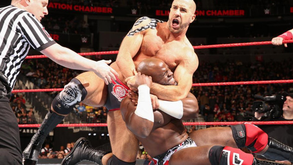 WWE Elimination Chamber 2018 Cesaro Apollo