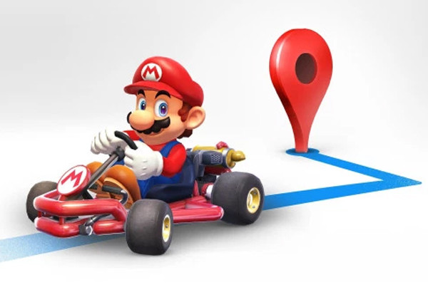 Mario Kart Google