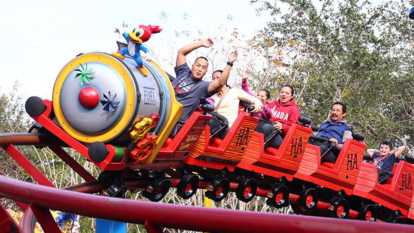 Universal Orlando Woody Woodpecker Nuthouse Coaster