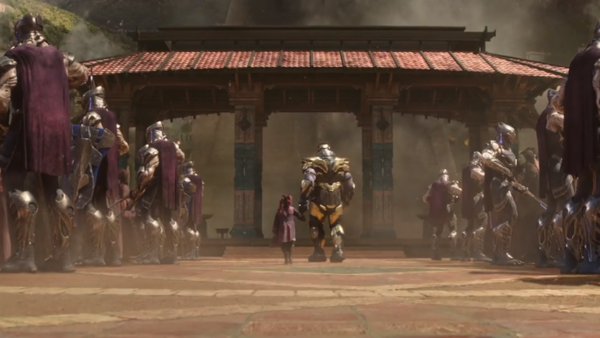 Avengers Infinity War Gamora Thanos
