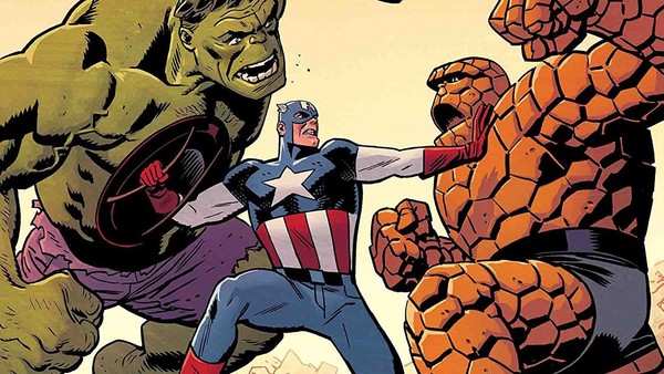 Captain America Hulk Thing