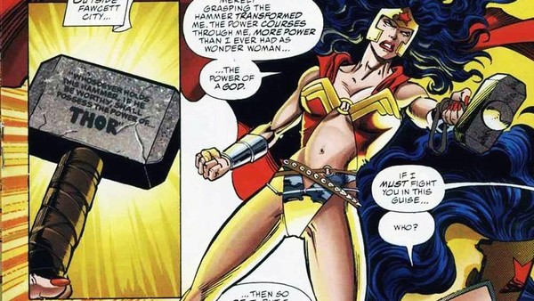 Wonder Woman Thor's hammer