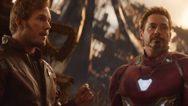 Avengers Infinity War Star-Lord Iron Man