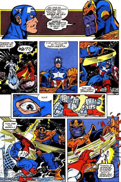 Captain America V THanos