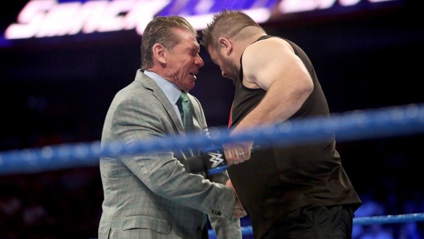 Vince Mcmahon Kevin Owens Headbutt