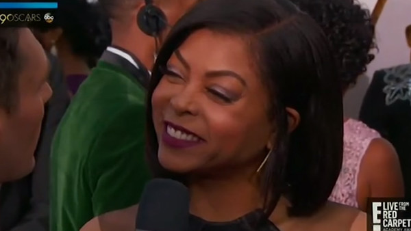 Oscars Red Carpet Taraji P Henson