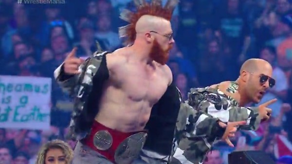 WWE WrestleMania 34 Sheamus Cesaro