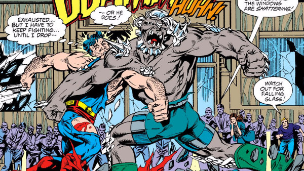 Superman Doomsday Fight Comic