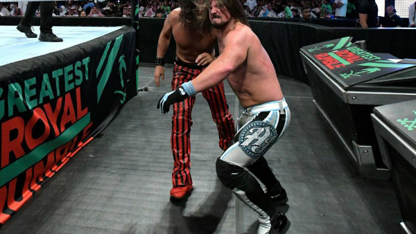 AJ Styles Shinsuke Nakamura