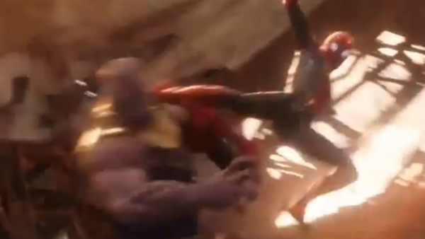 Infinity War Thanos Spider Man