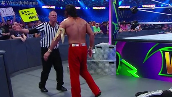 WWE WrestleMania 34 Nakamura Boo