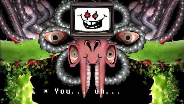 UnderTheory — Photoshop Flowey and The Faces In The TV