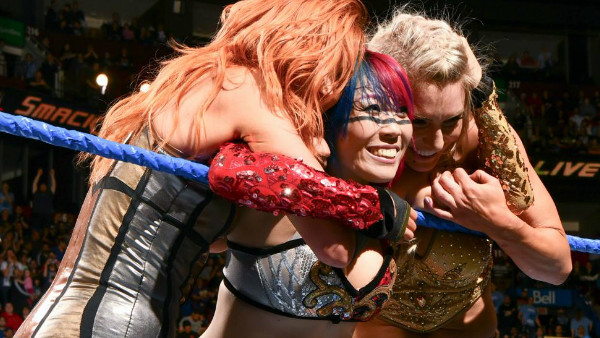 Becky Lynch Asuka Charlotte Flair