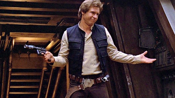 Han Solo Return Of The Jedi shrug