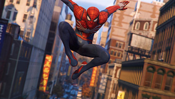 Spider-Man PS4 Swinging