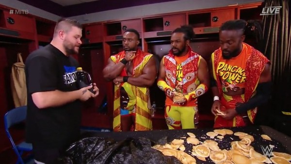 Pancakes New Day Kevin Owens