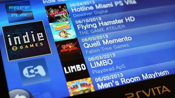 PS Vita storefront