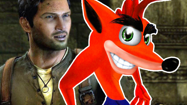 Nathan Drake Crash Bandicoot