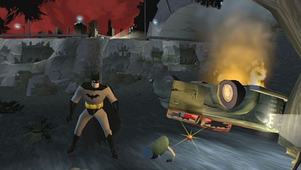Batman Vengeance Car crash