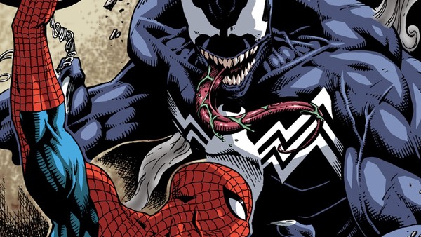 Venom fighting Spider-Man