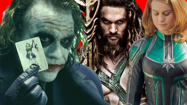 Joker Aquaman Captain Marvel