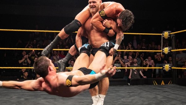 Tyer Bate Kyle O'Reilly Roderick Strong Double Swing