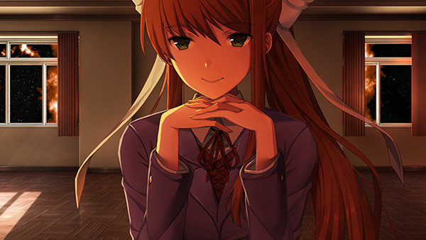 Monika doki doki literature club 4th wall