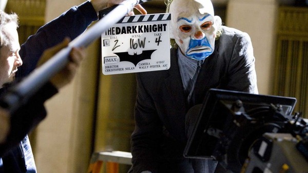 Dark Knight Behind The Scenes Clown Mask