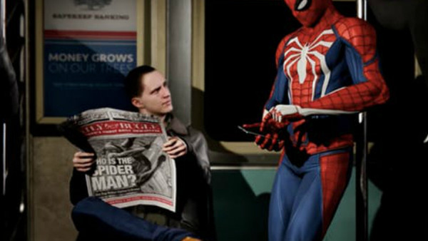 Spider Man PS4 Subway