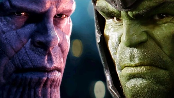 Thanos Vs Hulk Avengers Infinity War