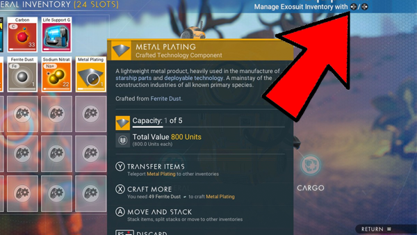 No Mans Sky Inventory