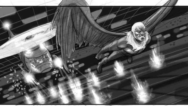 Spider-man 4 storyboard Vulture