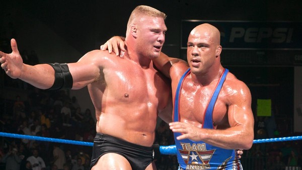 Kurt Angle Brock Lesnar