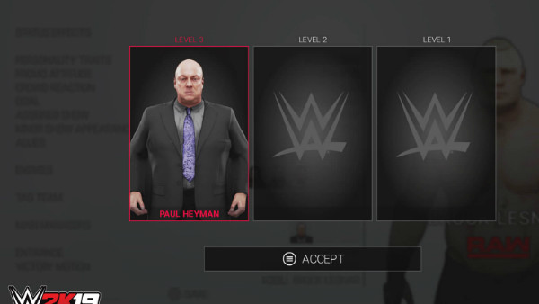 WWE 2K19 Universe Mode