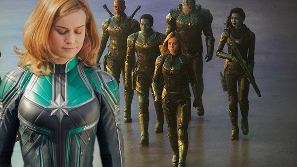 Captain Marvel Green Suit