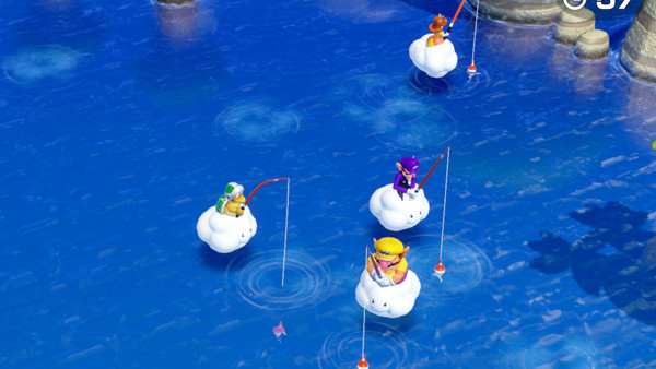 Super Mario Party Rumble Fishing