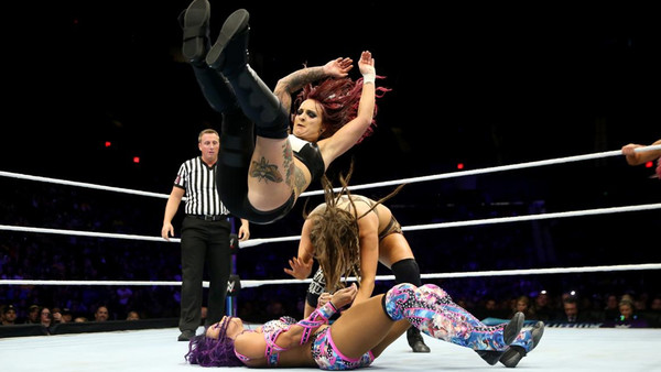 WWE Evolution 2018 Riott Squad Sasha Banks