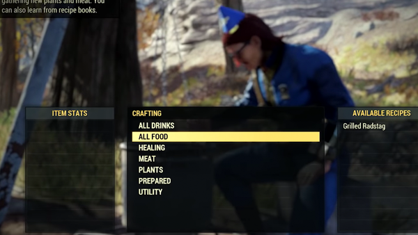 Fallout 76 Camp Hunger