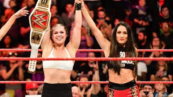 Ronda Rousey Nikki Bella Raw