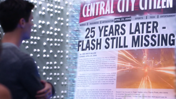 The Flash Future Newspaper