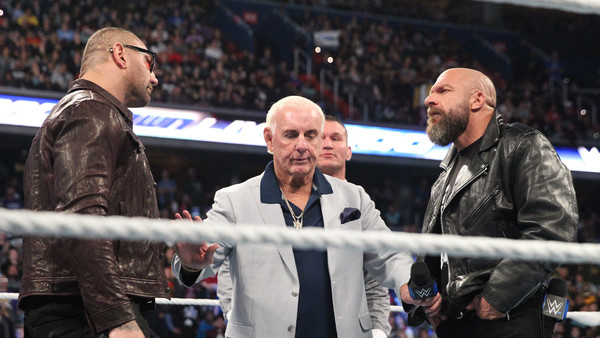 Batista, Ric Flair, Triple H