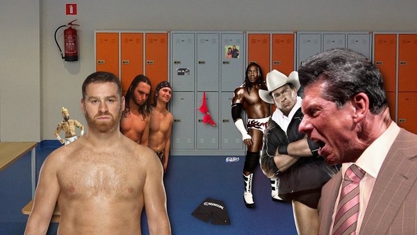 Wrestlers Kicked Out Of Locker Room