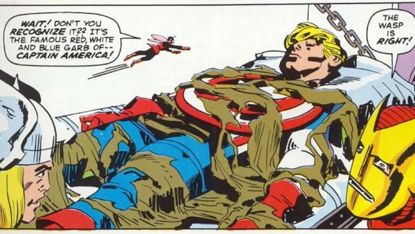 Avengers v1 4 Captain America Thawed 