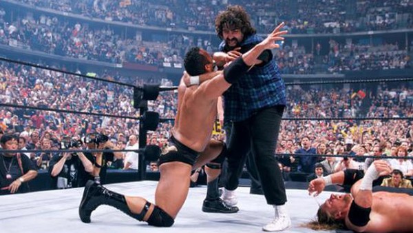 The Rock Mick Foley WrestleMania 2000