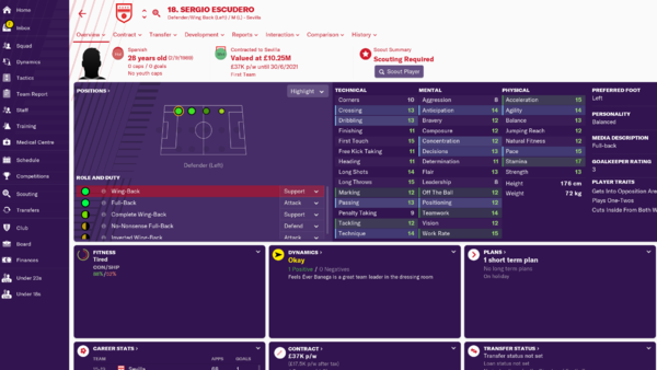 Sergio Escudero FM 19