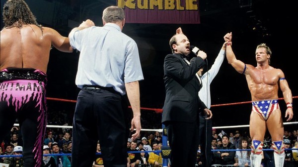 Royal Rumble 1994 Bret Hart Lex Luger