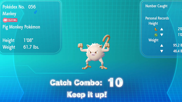 Pokemon Lets Go Catching Combo