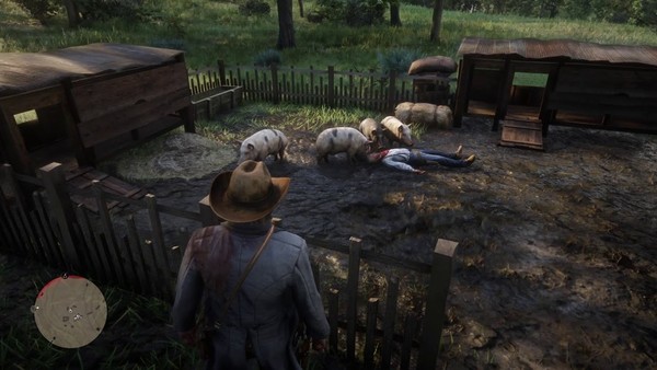 red dead redemption 2 pigs