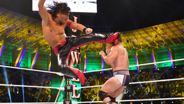 WWE Crown Jewel Nakamura Rusev