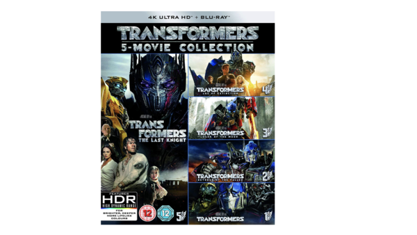 Transformers 5 Movie Boxset